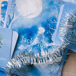 The cover page and bilingual vocabulary cards from Acorn School's Jack Frost Curriculum.