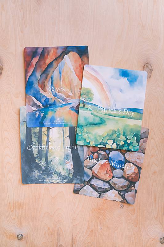 Image Acorn School March curriculum bundle covers.